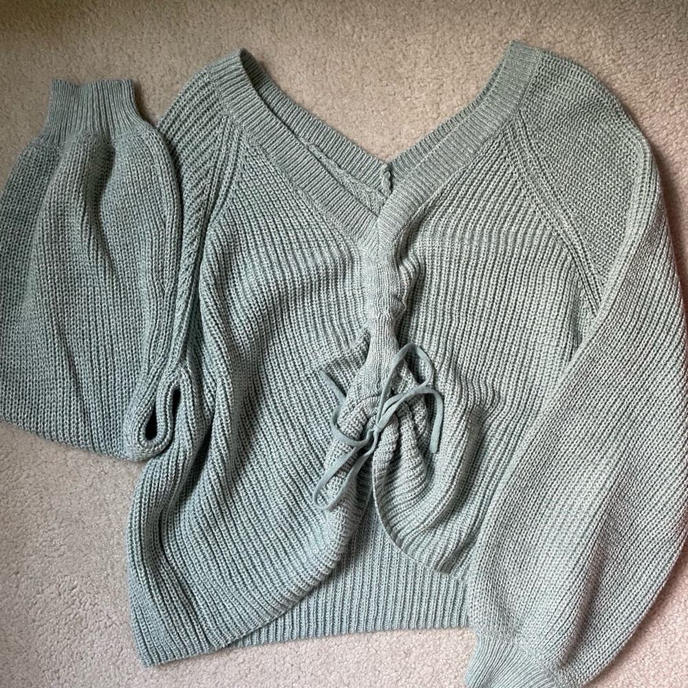 SO Ruched Sweater!